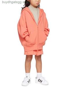 J2y8 23/24 Mens e Mulheres Hoodies Designer de Moda Essentialhoodies Medos Roupas Infantis Suéter com Zíper Pequeno Médio Com Capuz Laranja Rosa