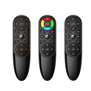 Controles remotos de PC Q6 Pro Control de voz 2.4G Ratón de aire inalámbrico con giroscopio retroiluminado Ir Aprendizaje para Android TV Box H96 Max X96 Tx6S Dhiny