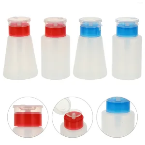 Nail Gel Empty Liquid Pumping Bottle Polish Remover Travel Container Dispenser