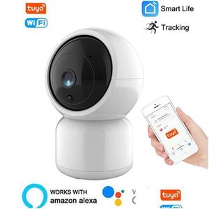 Sistema de segurança residencial inteligente 1080P HD Câmera IP Tuya Wireless Wifi Vigilância interna Cctv Ptz Suporte Alexa Monitoramento Drop Delivery Dhpch