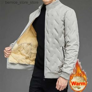 Männer Westen Winter Puffer Jacken Männer Mode Kleidung Streetwear Verdicken Mäntel Solide Baumwolle Gepolsterte Bomber Jacke Männliche Outwear Mantel 4XL Q231208