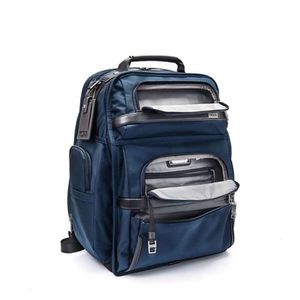 TUMII Bookbag Tumobackpack Designer Backpack Migliore qualità MENS MENS LUNICO PACCHIA PROVEMENTO Viaggio della borsetta Direct Mail Tuming Backpack Unisex Navy Blue Codsdd