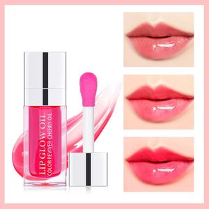 Dispositivi per la cura del viso Crystal Jelly Olio idratante per labbra rimpolpante Lucidalabbra Trucco Sexy Plump Lip Glow Olio colorato Lip Plumper 6 ml 1 pezzo 231202