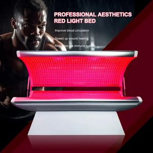 Top Infrared 635nm 660nm 850nm 940nm led light therapy pain relief slimming bed LED red light therapy collagen bed photon therapy Anti-agingbody whitening Capsules
