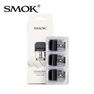 SMOK Novo 3 Pod Mesh 0,8 Ohm Spule 1,7 ml Kartusche Seitenfüllsystem für NOVO 3 KIT E-Zigarette Vape Authentic