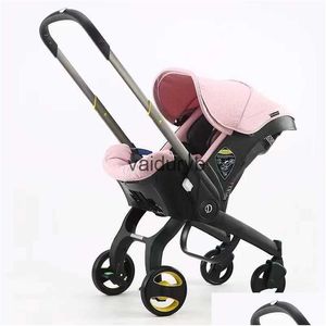 2024 عربات العلامات التجارية Baby 3 in 1 عربات Pram لخفيفة الوزن من قبل نظام السفر MTI-Function Cartvaiduryb Drop Drovail