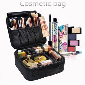 Kosmetiska väskor fall kvinnor professionell kosmetisk fodral skönhet borste makeup väska resor nödvändig vattentät kosmetisk väska 231207
