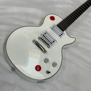 Gsn brand electric guitar white body in red button Free Ship