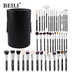 Makeup Brushes BEILI Makeup Brush Set with Holder 30-42Pcs Professional Foundation Powder Blush Eyeshadow Blending Brushes Kit Make Up Tools 231202