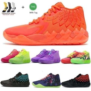 Mb.01 sapato de basquete masculino Lamelo ball 1 blast city lo ufo daqui Ricks Mortys designer de moda masculina ao ar livre joggin tênis de caminhada 2023