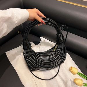 Bott knot bag New Fried Dough Twists Underarm Bag South Korea Fashion Texture Weave Knot Bag Multi color Popular Diagonal Straddle Handbag 1FC9