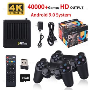 Oyun Denetleyicileri Joysticks G11 Pro Oyun Kutusu 4K HD TV Oyun Çubuğu Video Oyun Konsolu 128G 40000 Retro Oyunlar Taşınabilir Oyun Oyuncusu Kablosuz Gamepad 231207