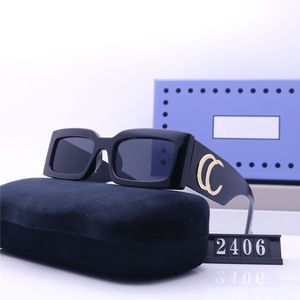 Designer óculos de sol para homens mulheres óculos de sol moda clássico óculos de sol luxo polarizado piloto oversized óculos de sol uv400 óculos pc quadro polaroid sunglass 2406