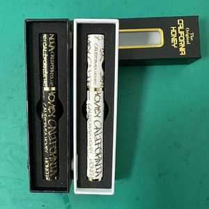 CALIFORNIA HONEY 1Gram Live Resin Disposable Device Pen Black/White/Colorful Empty Bar Rechargeable Device Thick Oil Glass Tank with Packaging Box