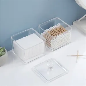 Förvaringslådor Desktop Box Home Transparent Material Kosmetika Drop Resistant and Surable Basket