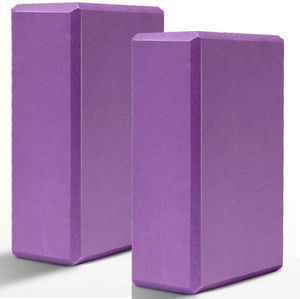Yoga Blokları Yoga Blokları 2 Paket Set Yüksek Yoğunluklu Eva Köpük Blok Denge Pedi Fitness Pilates Germe Egzersizi 231208