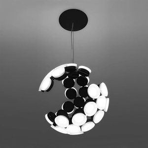 Modern LED SCOPAS PENDANT LAMP SUSPENSION Taklampan Chandelier Home Living Room Dia 50CM Lighting Fixture300X