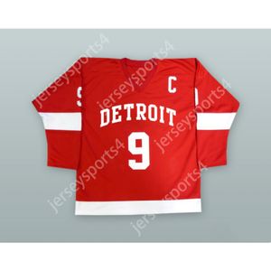 Custom Cameron Frye Gordie Howe 9 Detroit Alternate Hockey Jersey New Top Sched S-M-L-xl-xxl-3xl-4xl-5xl-6xl