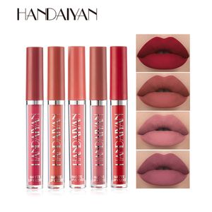 Handaiyan Matte Lip Gloss Waterproof Liquid red Lipstick Long lasting Lip Stain Red Lipgloss Lip Tint Women Lipstic Makeup