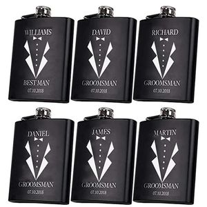 Hip Flasks Hip Flask Liquor Whisky Outdoor Portable Pocket Flasks Flask Breat Zaspaski Groomsmen Dostosowane spersonalizowane kolba whisky 231208