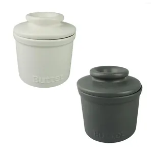 Teller Butter Crock Porzellan Mehrzweckhalter Glasur Dish Butters Keeper Tablett für Kühlschrank alle Arten von