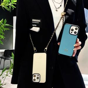 美しい電話ケースiPhone 15 14 Pro Max Hi Quality Crossbody Purse 18 17 16 15Pro 14 Pro 13Pro 12Pro 13 12 Luxury Brand HH Leather Case With Logo Box Packing Girl