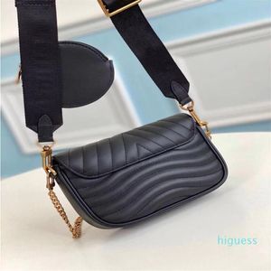 Designer- Women Bag Fashion Chain Combination Round Coin Purse Mini Leather Wallet Crossbody bags Evening bag269K