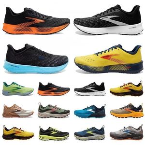 Brooks Cascadia 16 Herr Running Shoes Hyperion Tempo Triple Black Gray Orange Fashion Trainers Outdoor Men Casual Sports Sneakers Jogging Walking Shoe 36-45