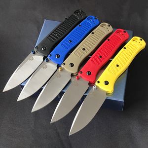 Outdoor Liome Bugout 535 Tactical Folding Knife AXIS Fiber Handle Camping Hunting Survival Portable Pocket Knives EDC Tool