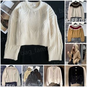 High Quality Fashion Designer Sweaters Winter Warm Shirts Knitted Sweater Womens Cardigans