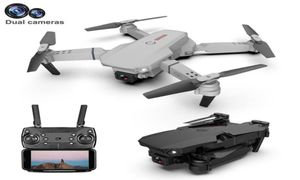 Drones E88Pro RC Drone 4K Professinal com 1080P Grande Angular HD Câmera Dobrável Helicóptero WIFI FPV Altura Hold Gift Toy 2302148559223