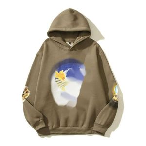 Kanyess Hoodie Designer Fashion Men And Women High Street Fashion Brand Kanyees Same Style Abstract Oil Painting Hooded Loose Hoodie Spring/Winter