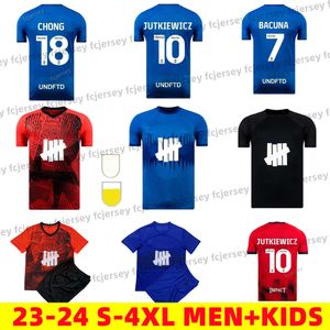 2023 24 Jerseys de futebol S-4XL BirMingham Home Away Adultos Crianças Camisas de Futebol 3ª Cidade Conjunto PEDERSEN DEENEY Jutkiewicz Criança Kit Preto Top