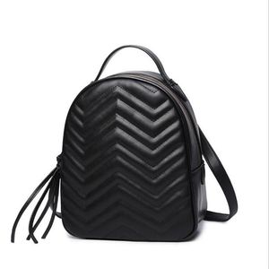 Discount fashion top backpack classic G female backpack PU leather designer school bag292y