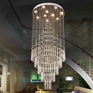 LED Pendant Light Art Design Living Room Dining Room Chandeliers Light K9 Crystal Fixtures AC110-240V Crystal Ceiling Lamps VALLKI1973