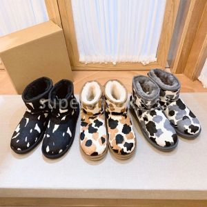 2023 Kids Boots Mini Bow Australie Classic Girls designer shoes Toddler Children Winter Snow Boot Baby Kid Youth Black size 21-35