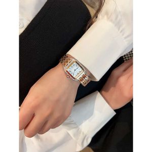 Dyr Panthere Watch for Women Cater Full Diamond Womenwatch White Dial 3a High Quality Swiss Quartz Ladies Ice Out Watches Montre Tank Femme Luxe Mghx