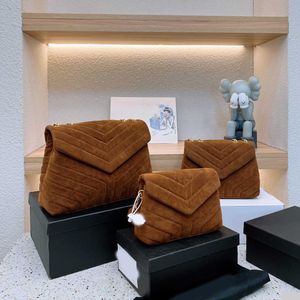 Bolsa de designer Loulou Puffer Y Forma Chain Bags 10a Luxurys Top Quality Senhoras Bolsas 2023 Mulheres Bolsa Moda Bolsa De Couro Ombro Cossbody Carteira Denim Totes