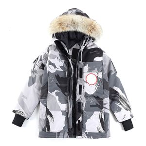 Mens kanadensiska vinterjacka jackor tjock varm ner parka män parkas kläder utomhus mode hålla par live sändning kappa kvinnor gooses jacka jacka