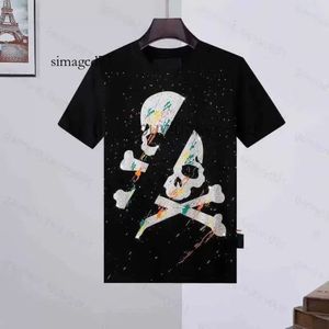 Designer Phillip Men Plain Designer Philipps Phillip Men T-Shirt Pleins Outlet Factory Designer Plain Pp Skull Diamond Shirt Kurzarm Dollar Brow 344