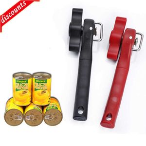 Upgrade 1pc Plastic Professional Kitchen Tool Safety Hand-actuated Can Opener Side Cut Easy Grip Manual Opener Knife for Cans Lid