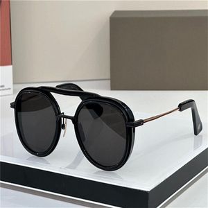 Mode-Sonnenbrille SPACE runder kleiner Rahmen Design Retro-Pop-Avantgarde-Stil Outdoor-UV-Schutz 400-Linse mit Etui3309