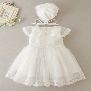 Flickor klänningar happyplus spädbarn dopklänning flicka baby dop kläder elegant födelsedag för 1 års dusch 231208