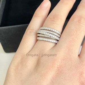 Luxury Wedding Ring Designer High Quality Aunflower Petite Infinity Band in Sterling Silver with Women Popular Charm Rings