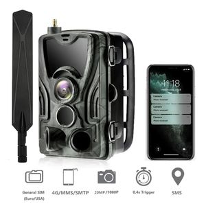 Hunting Cameras Suntekcam HC801 series APP Control 4G 20MP 1080P Trail Camera Wireless Wildlife 03S Trigger Night Vision 231208