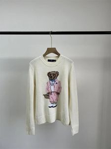 2024 RL Swensters Sweater Women's Polos Bear Sweater Winter Soft Basic Women Pullover Cotton Bear تجذب الأزياء المحبوكة الطوائف العلوية Sueters Ralphe Laurene Sweater 483