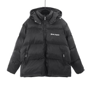 Palm Angels Down Jacket 2023 Nowa bawełniana kurtka klasyczny druk literowy Prosty i modny swobodny luksusowy męski i damski wysokiej jakości sportowa odzież sportowa