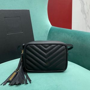 Borsa firmata Marsupio moda donna Marsupio di lusso Borsa classica in pelle con frange La borsa a tracolla può facilmente ospitare iPhone plus