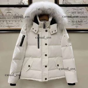 Men's Winter Down Canada Jackets Outdoor Leisure Coats Windproof Overcoat Waterproof Snow Proof Puffer Thick Colla Real Wolf Fur Mooses 582 dfashion98