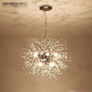 Modern Chandelier Lights Crystal Chandeliers Lighting Fixtures Chain Hanging Pendant Lamps for Stairs Loft Light Fixtures287c